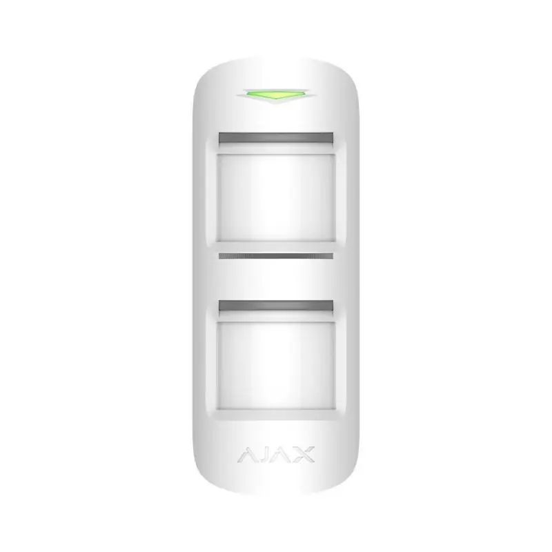 Preferatul clienților Detector de miscare PIR MotionProtect Outdoor, anti-masking si imunitate animale, wireless, alb - AJAX Protectie exterioara efic