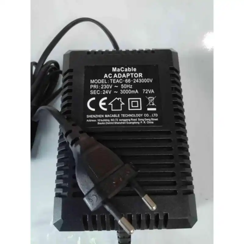 Sursa alimentare 24V/3A pentru camere Speed Dome Milesight 1.4m 130*92* 68mm Ofertă de sezon
