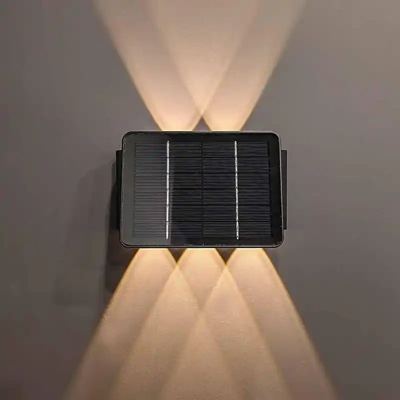 Calitate înaltă Aplica LED solara Vivalux DOMINO, 10W, 70lm , lumina neutra (4000K) ,IP54, 155x118x85mm, Negru