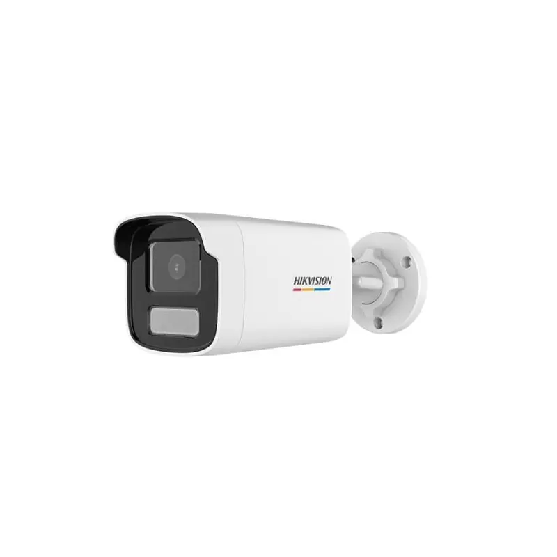 Noutate Camera supraveghere Hikvision IP Bullet DS-2CD1T57G0-L(4mm)(C), 5MP, ColorVu lite - imagini color 24/7 (color pe timp de noapte)