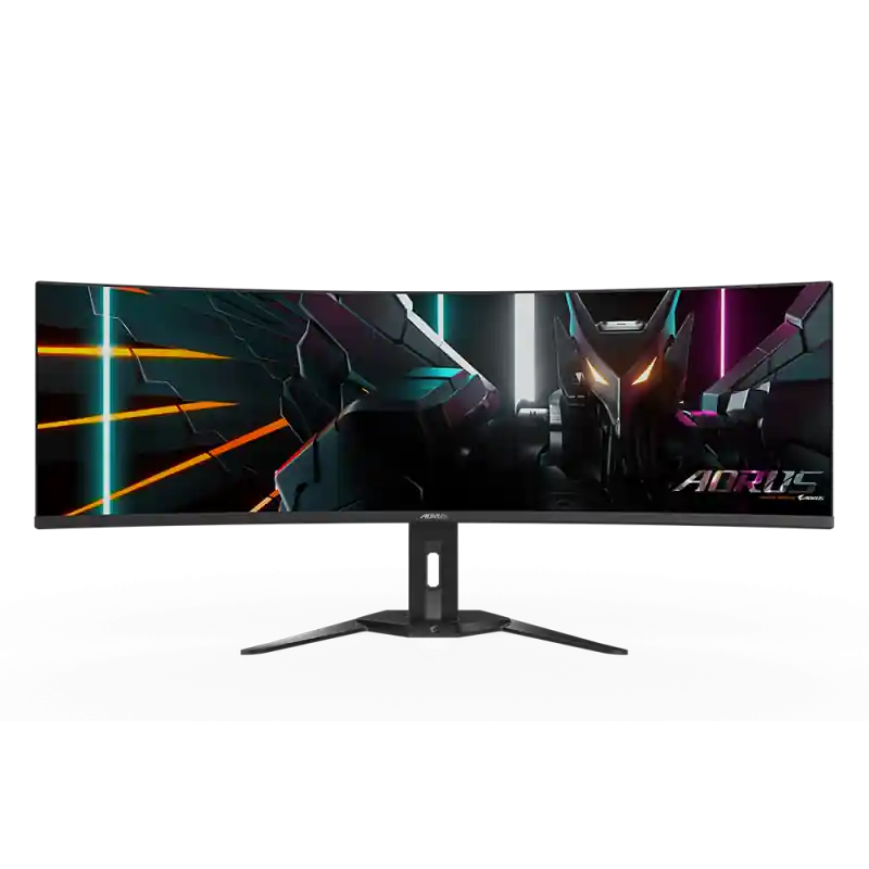 Gigabyte monitor gaming 49", display 1,196.7 x 339.2 mm, Backlight Edge, Anti-glare, Rezolutie:5120 x 1440(DQHD, Luminozitate: Preț promoțional