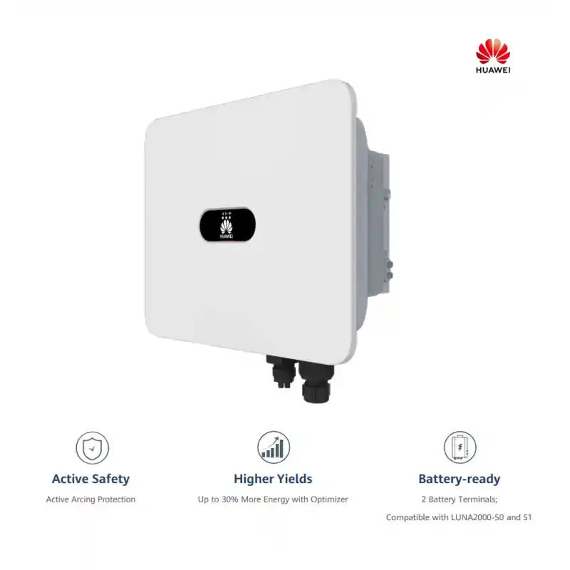 Ofertă limitată Invertor solar hibrid trifazat HUAWEI SUN2000-15K-MB0, max. 16,5kW, 2xMPPT, IP66, compatibil cu stocare LUNA2000