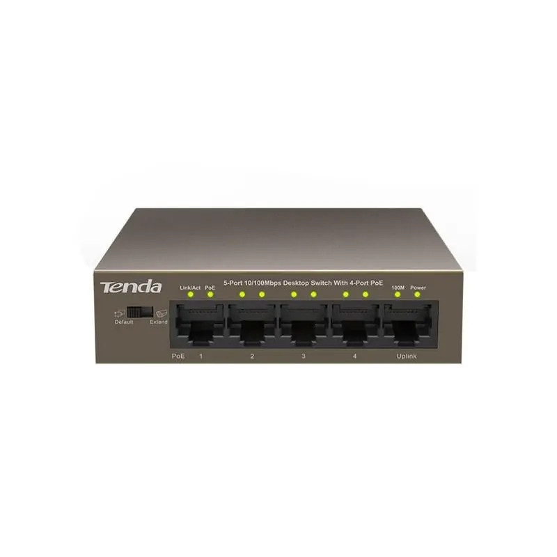 Switch TENDA TEF1105P-4-63W, 5 Port, 10/100 Mbps Reduceri
