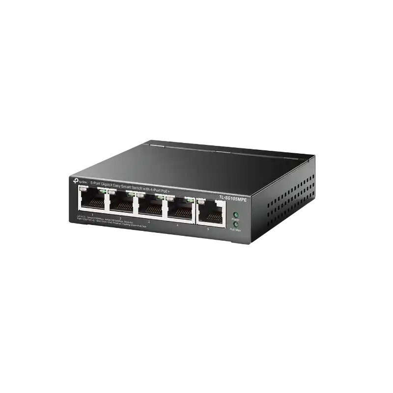"5-Port Gigabit Easy Smart Switch with 4-Port PoE+ PORT: 4× Gigabit PoE+ Ports, 1× Gigabit Non-PoE Ports SPEC: 802.3af/at, 120 W Preț mic
