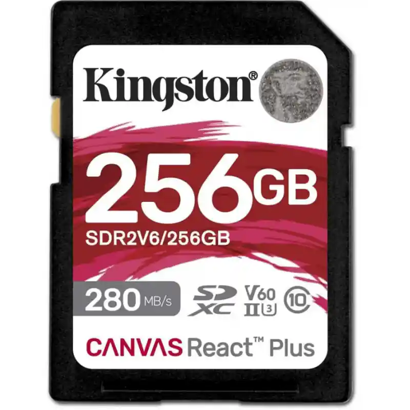 Card de Memorie SDXC Kingston Canvas React Plus Class 10 UHS-II 256GB Preț mic