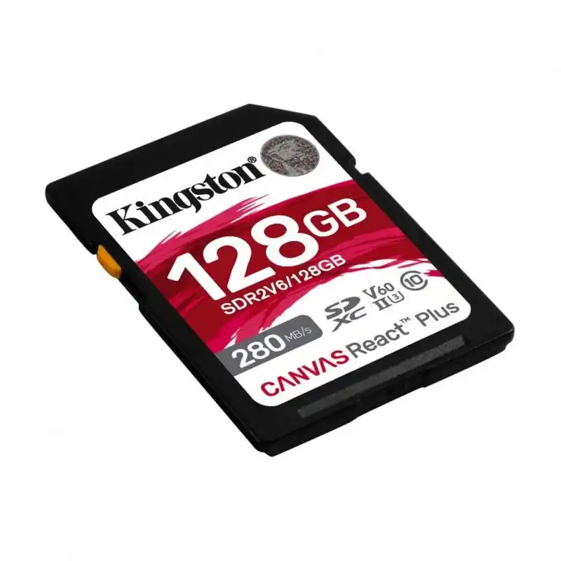 Card de Memorie SDXC KingstonCanvas React Plus Class 10 UHS-II 128GB Lichidare de stoc