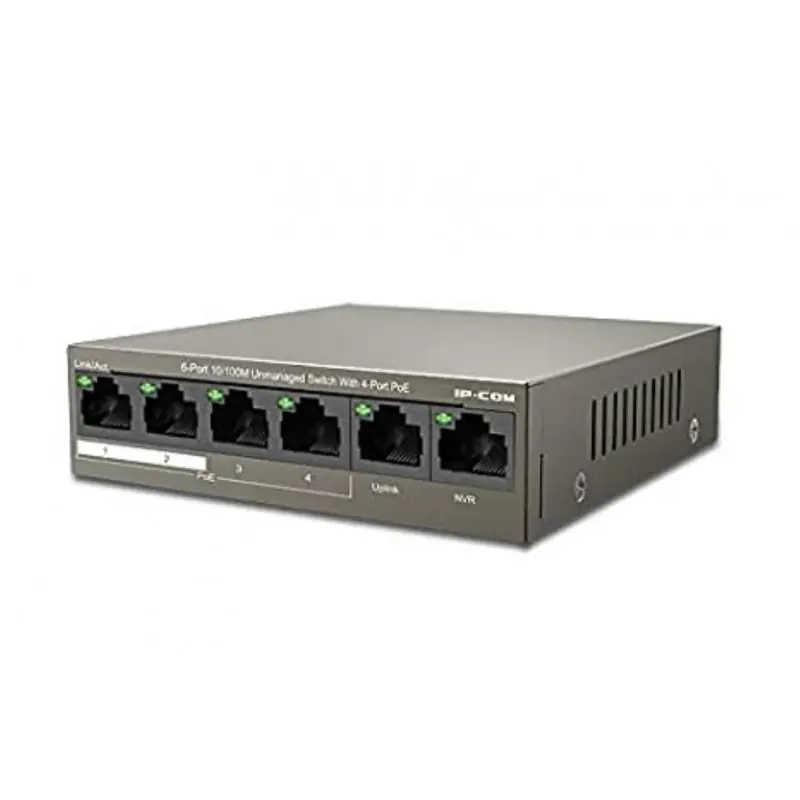 Switch IP-COM F1106P-4-63W, 6 Port. 10/100 Mbps Plată sigură