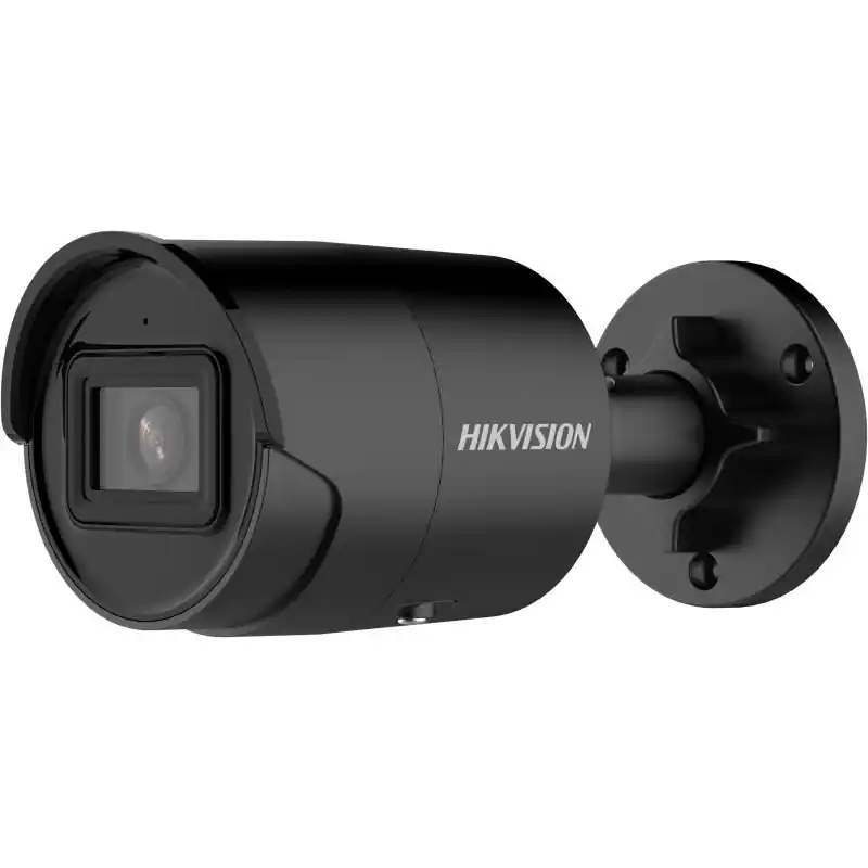 Camera de supraveghere IP Bullet 8MP AcuSense Hikvision DS-2CD2086G2- IU(2.8MM)(C)/BK, lentila fixa: 2.8mm, iluminare: Color: 0. Popular