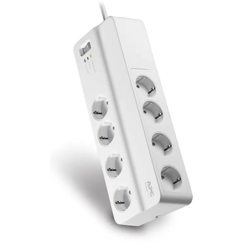 Prelungitor APC cu protectie 8 prize Schuko cablu ≤2.0malb Preț promoțional