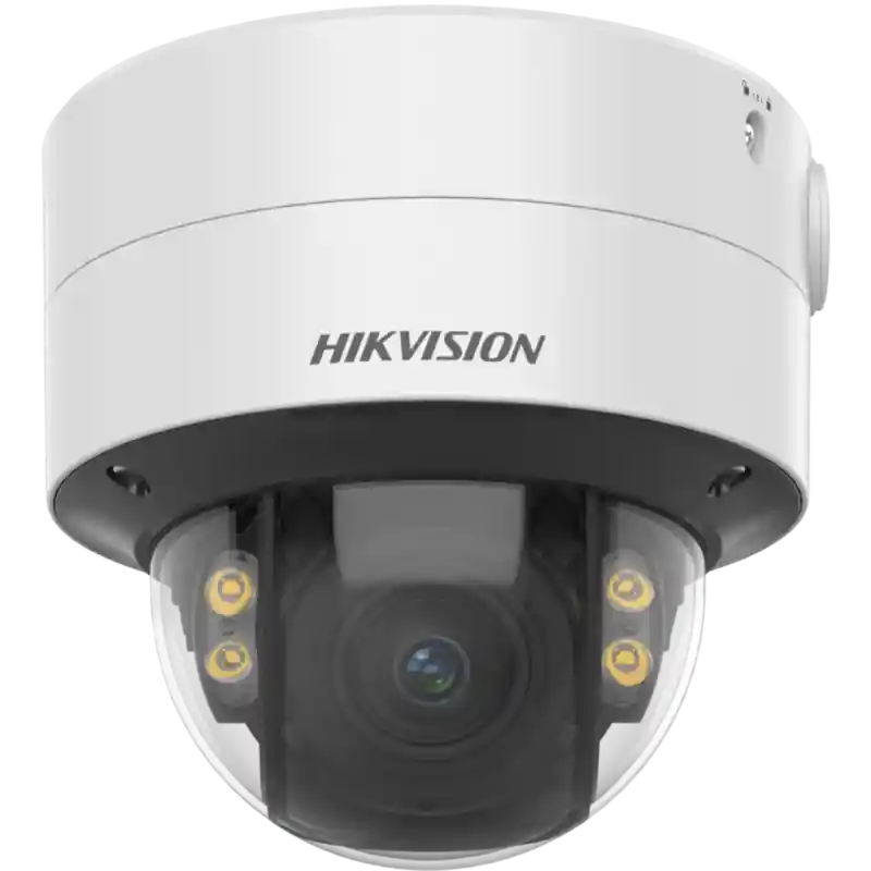 Camera de supraveghere IP Dome 4K Hikvision DS-2CD2787G2T-LZS(2.8-12MM) (C), lentila varifocala: 2.8-12mm, iluminare: Color: 0.0 Plată securizată