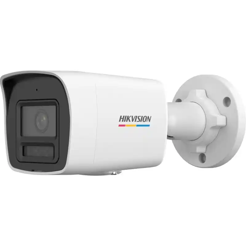 Camera de supraveghere IP Bullet 4MP ColorVu Hikvision DS-2CD1047G2H- LIU(2.8MM), lentila fixa 2.8mm, iluminare: Color: 0.0005 L Preț promoțional