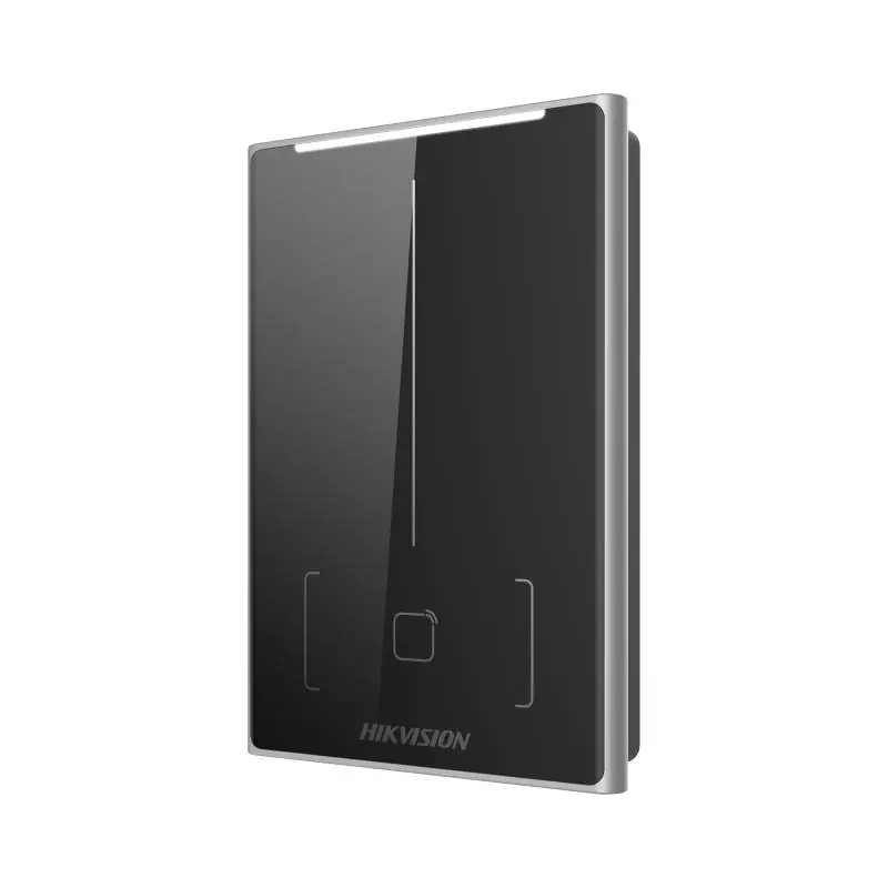 Cumpărături sigure Cititor de proximitate Hikvision DS-K1109DB, DESfire card, Felica card and M1 card, RS-485 and Wiegand (W26, W34), alimentare: 1