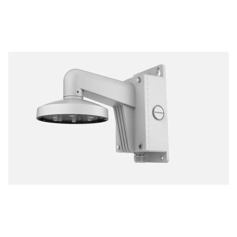 Cel mai vândut Suport de montaj pe perete cu doza de conexiuni Hikvision DS-1473ZJ- 155B, material aliaj de aluminiu, dimensiuni: Ø 155 mm × 24
