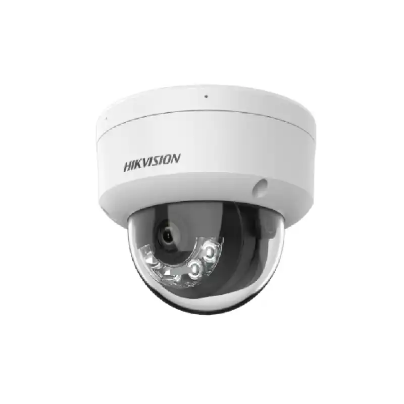 Camera de supraveghere IP Dome 4MP Smart Hybrid Light Hikvision DS-2CD1143G2-LIU(2.8MM), lentila fixa 2.8mm, iluminare min: Colo Preferatul clienților