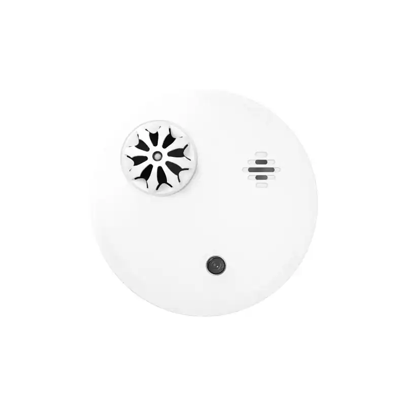 Detector de temperatura Hikvision DS-PDHT-E-WE, teo-way RF wireless, frecventa: 868MHz, raza: 1.6km, viata baterie: 10 ani pentr Doar azi