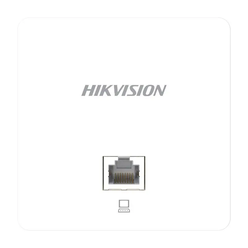 Wi-Fi 5 1200M In-Wall Access Point Hikvision DS-3WAP521-SI 2 Gigabit LAN Ports with 1 PoE Input 802.11ac Wave 2 1167 Mbps 86 mm Reducere specială