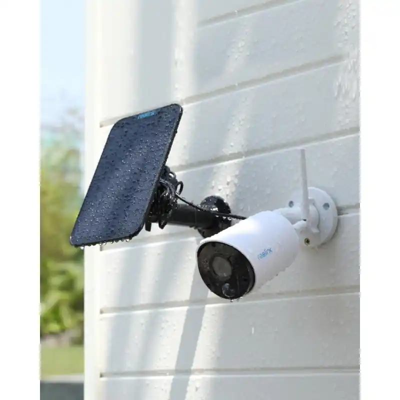 Retur gratuit Camera de supraveghere Reolink Argus Eco cu panou solar B320 Senzor: 1/2.7" CMOS Rezolutie video: 3 Megapixeli (2304 x 1296 pixe
