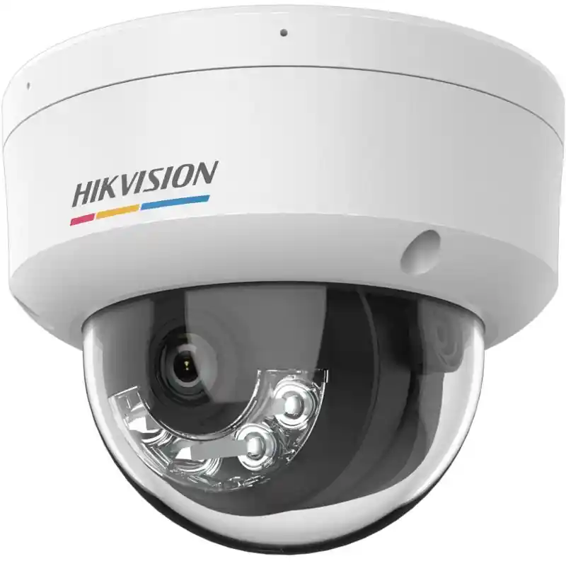 Camera de supraveghere IP Dome 2MP ColorVu with Smart Hybrid Light Hikvision DS-2CD1127G2H-LIU(2.8MM), lentila fixa: 2.8mm, ilum Retur ușor