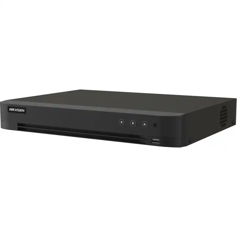 Cel mai vândut DVR Hikvision AcuSense 8 canale IDS-7208HUHI-M1/X/4A+8/4, compresie video: H.265 Pro+/H.265 Pro/H.265/H.264+/H.264, interfata BN