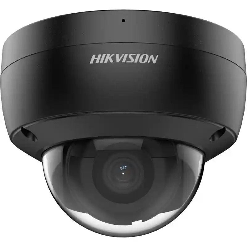 Camera de supraveghere IP Dome 6MP Hikvision DS-2CD2166G2-ISU(2.8MM) (C)/BK, lentila fixa: 2.8mm, iluminare min: Color: 0.003 Lu Livrare rapidă