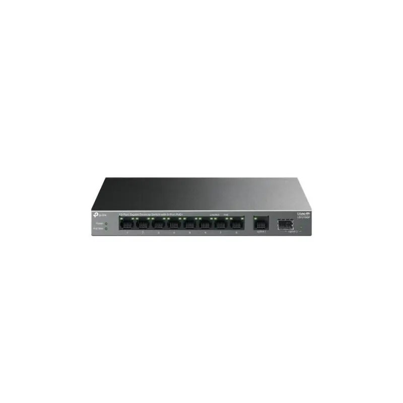 "10-Port Gigabit Desktop Switch with 8-Port PoE+ PORT: 8× Gigabit PoE+ Ports, 1x Gigabit Non-PoE Port, 1× Gigabit SFP Slot SPEC: Reduceri