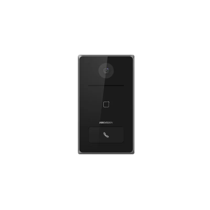 Vezi acum Post de exterior videointerfon IP Hikvision DS-KV6133-WME1 WIFI 1 x buton de apelare( pentru o singura familie- permite apelarea