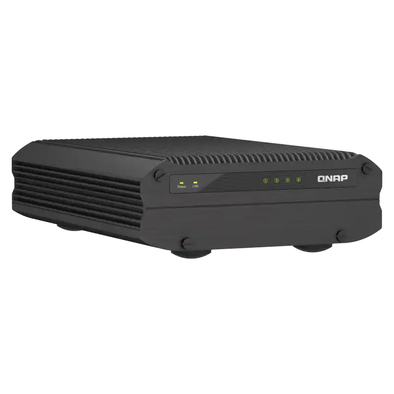Livrare rapidă NAS QNAP I410X 4-Bay, CPU Intel® Atom® x6425E 4-core/4-thread Processor, RAM onboard 8GB (not expandable), 2.5" SATA SSD 6Gbps H