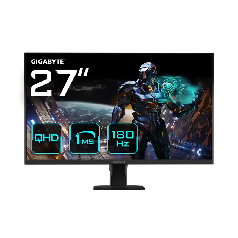 Gigabyte Monitor Gaming 27" SS IPS GS27QA, Non-glare, Rezolutie: 2560 x 1440(QHD), Luminozitate: 300 cd/m2, Contrast: 1000:1, Un Popular
