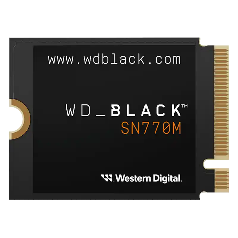 SSD WD Black SN770M 2TB M.2 2230 PCIe Gen4 x4 NVMe, Read/Write: 5150/4850 MBps, IOPS 650K/800K, TBW: 1200 Reducere specială