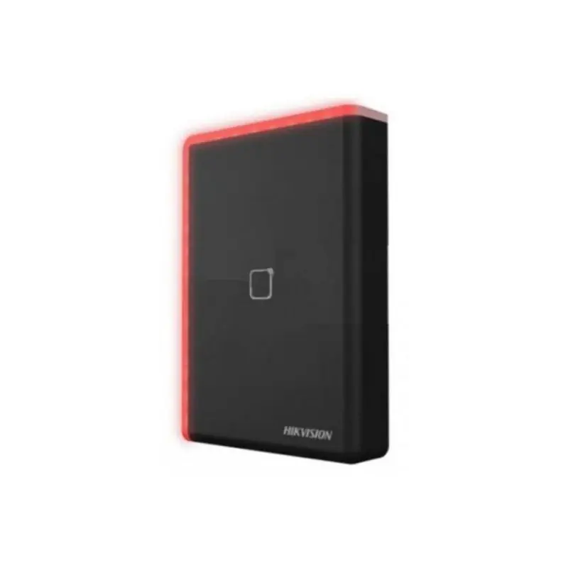 Ultima șansă Cititor card Hikvision DS-K1108AE, citeste carduri EM 125 KHz, distanta citire: ≤ 50 mm, comunicare: RS-485, Wiegand (W26, W34)