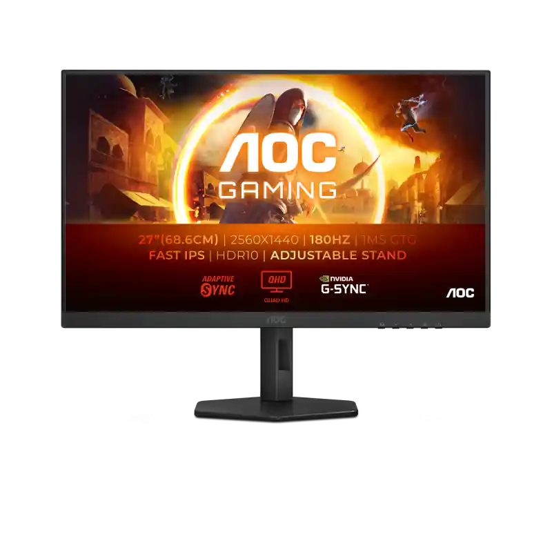 Monitor AOC 27" Q27G4XF, Diagonal (inch): 27, Diagonal (cm): 69, Aspect ratio: 16:9, Panel: IPS, Resolution: 2560x1440, Refresh Chilipir