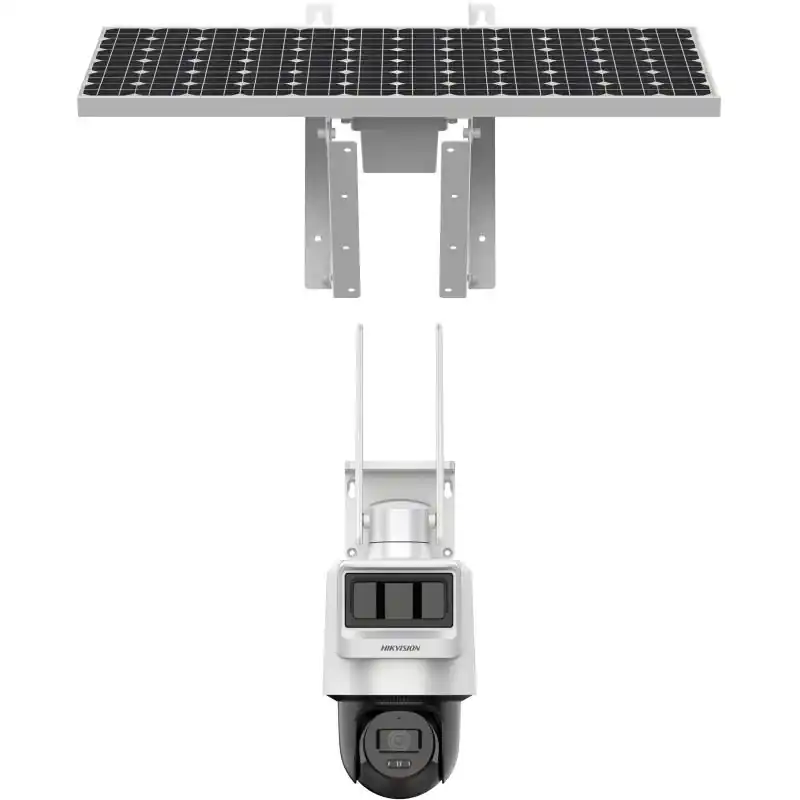 Camera PTZ cu panou solar Hikvision 4MP Pro Solar-powered Security PT Camera Setup High quality imaging with 4 MP resolution Dua Ieftin