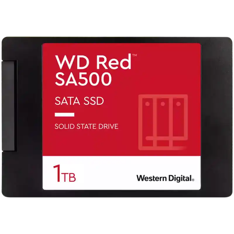 SSD NAS WD Red SA500 1TB SATA, 2.5", 7mm, Read/Write: 560/530 MBps, IOPS 95K/85K, TBW: 600 Reducere de preț