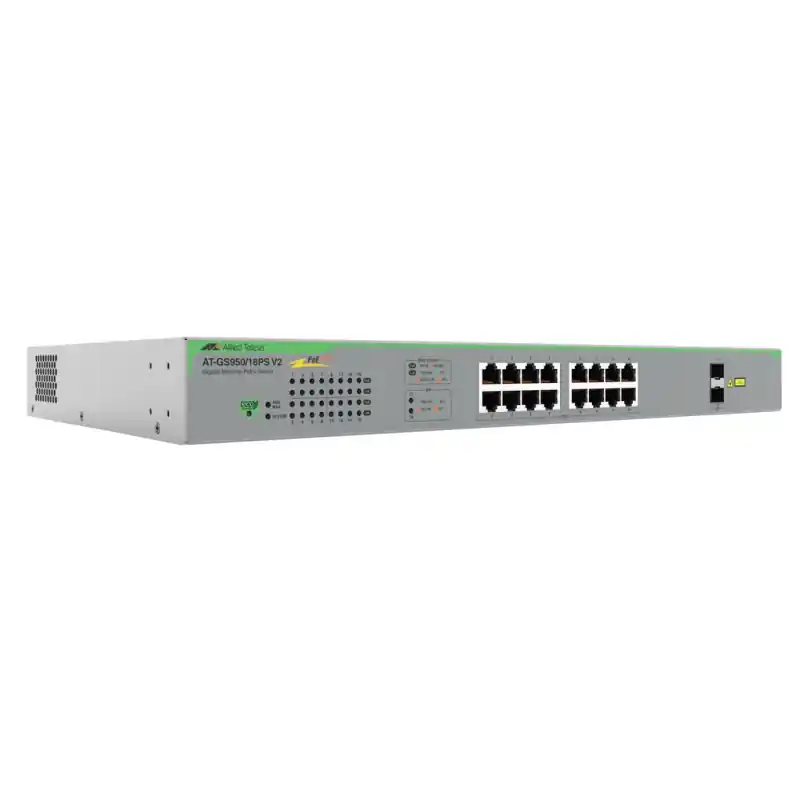 Ofertă specială Allied Telesis AT-GS950/18PS-V2-50, WEB management, Gigabit Ethernet (10/100/1000), Power over Ethernet (PoE) Suport,