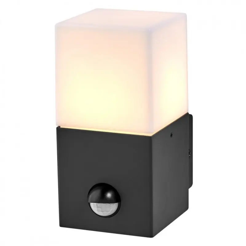Cel mai vândut Aplica pentru exterior cu senzor de miscare si lumina Ledvance ENDURA Figo, 1xE27, max. 15W LED, IP44, 125x80x160 mm, aluminiu/p
