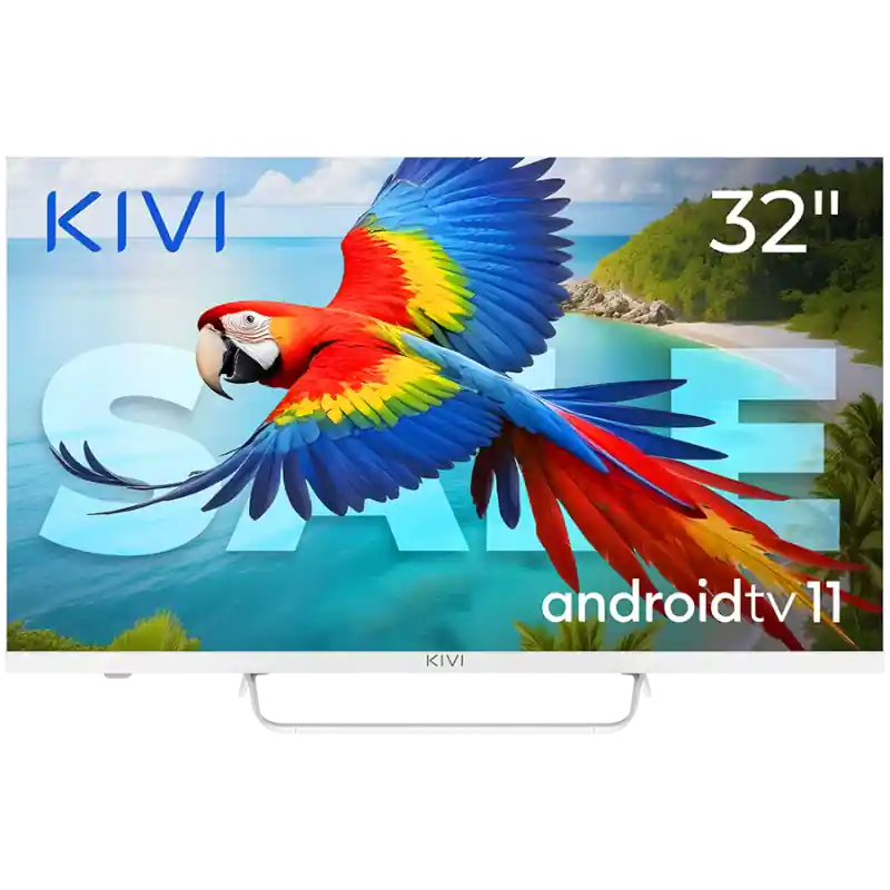 32", White, HD 2k, Android TV 11, Black, 1920x1080, 60 Hz, AV1, Sound 2x8W, 26 kWh/1000h, Energy E, WiFi5G, BT5.1, 3xHDMI, 2xUSB Retur ușor