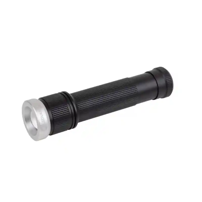 Lanterna LED de mana Ledvance Tactical, 15W, 1400 lm, zoom, 4 moduri deiluminare, 6xAA (neincl.), IP65, Negru Nu rata