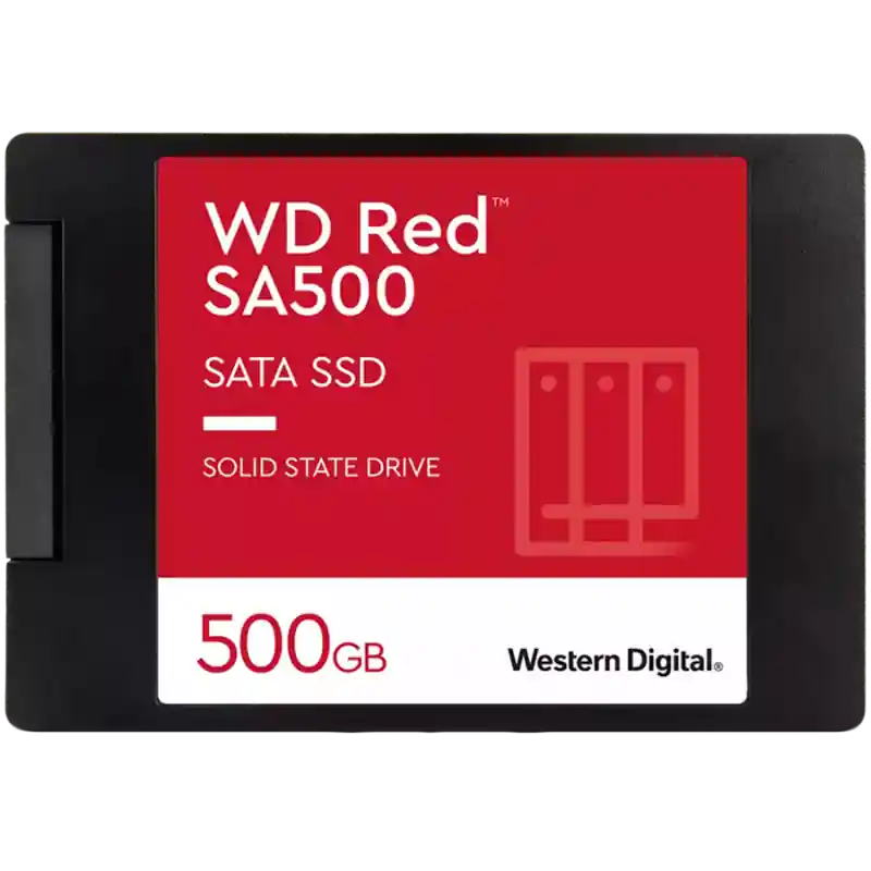 Cel mai bun preț SSD NAS WD Red SA500 500GB SATA, 2.5", 7mm, Read/Write: 560/530 MBps, IOPS 95K/85K, TBW: 350