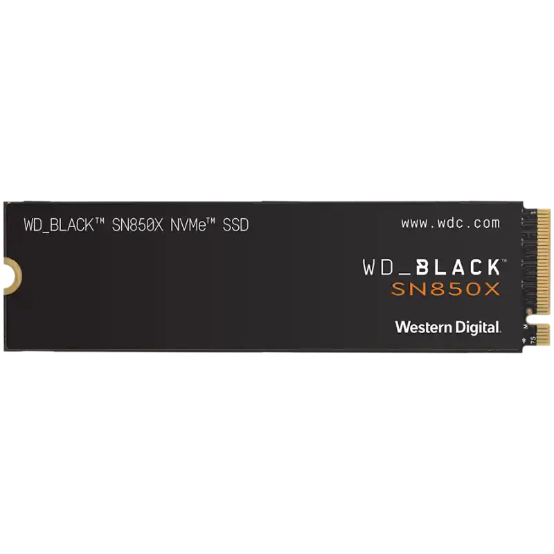 SSD WD Black SN850X 2TB M.2 2280 PCIe Gen4 x4 NVMe, Read/Write: 7300/6600 MBps, IOPS 1200K/1100K, TBW: 1200 Retur gratuit
