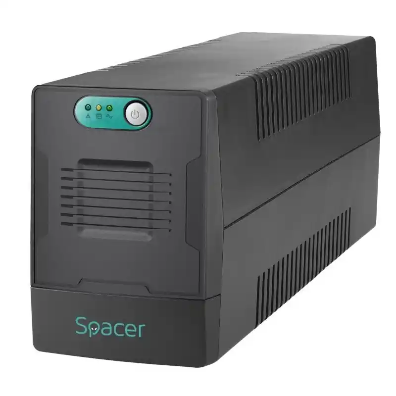 UPS Spacer Line Int. fara management, 2000VA/ 1200W, AVR, 4 x socket Schuko, indicatie status cu LED, 2 x baterie 12V/9Ah Comandă acum