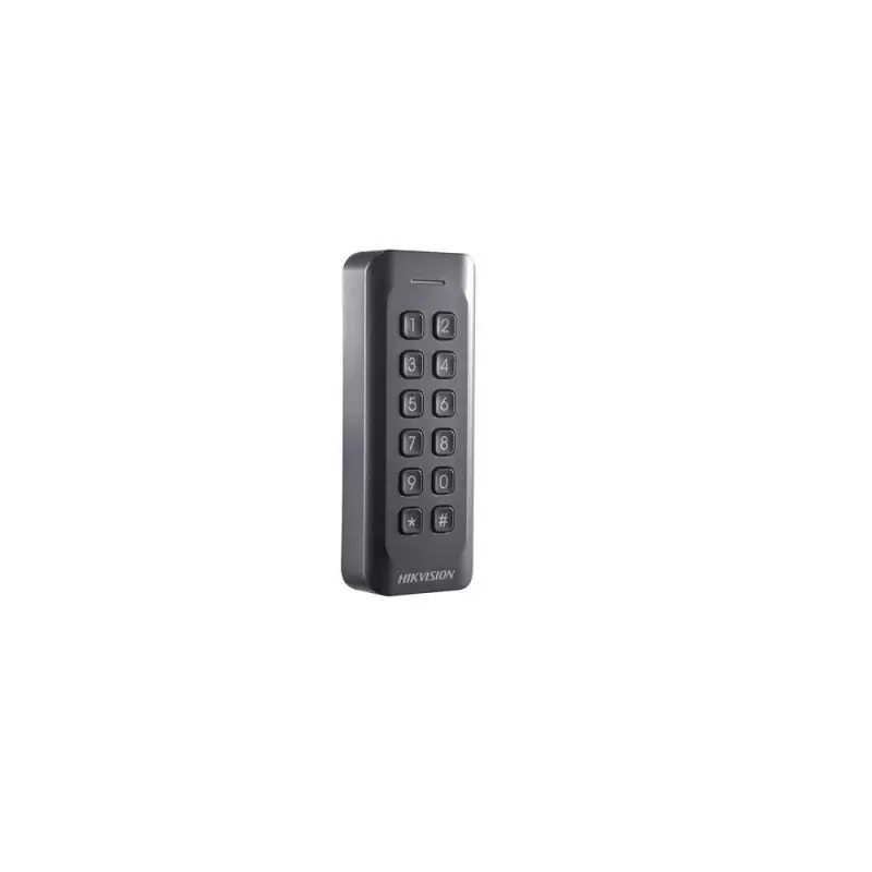 Cititor card cu tastatura Hikvision, DS-K1802MK citeste carduri MIFARE frecventa operare: 13.56MHz indicator LED de stare si ali Premium