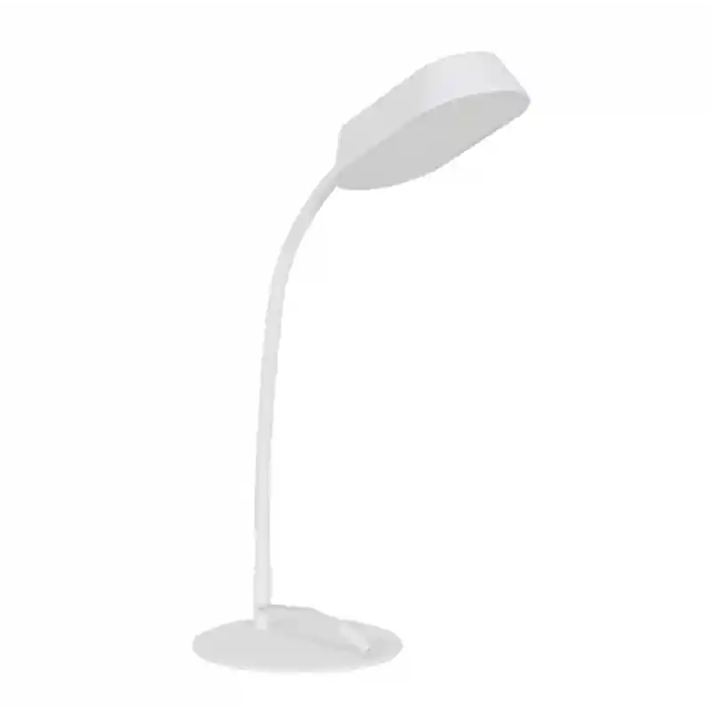 Lampa LED birou Ledvance PANAN DISK METAL, 10W , 750 lm, lumina alba (3000K - 6500K), dimabila, port USB, brat ajustabil, Alb Super ofertă