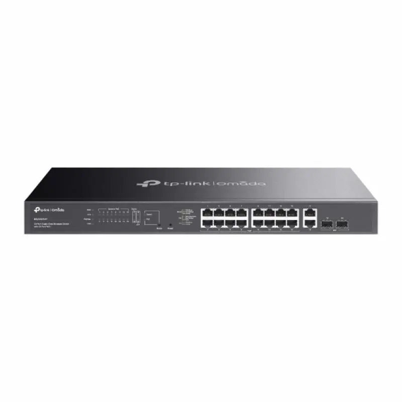 Omada 20-Port Gigabit Easy Managed Switch with 16-Port PoE+ PORT: 16× Gigabit PoE+ Ports, 2x Gigabit Non-PoE Ports, 2× Gigabit S Livrare rapidă