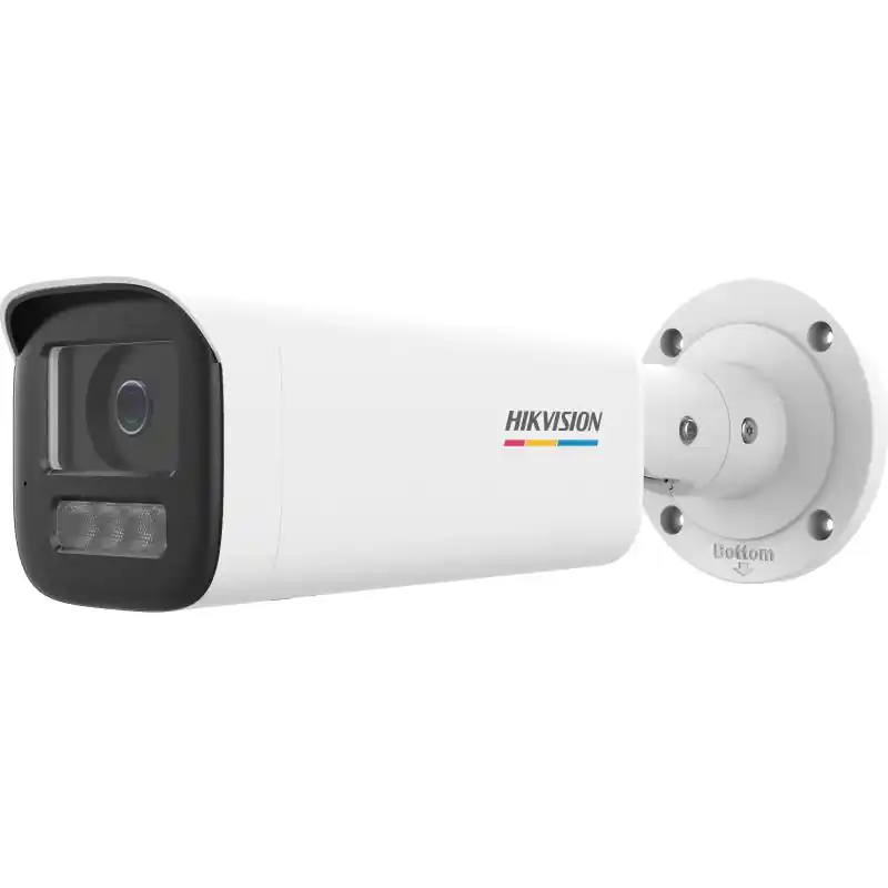 Camera de supraveghere IP Bullet 4MP ColorVu Hikvision DS-2CD1B47G2H- LIU(2.8MM), lentila fixa 2.8mm, iluminare: Color: 0.0005 L Premium