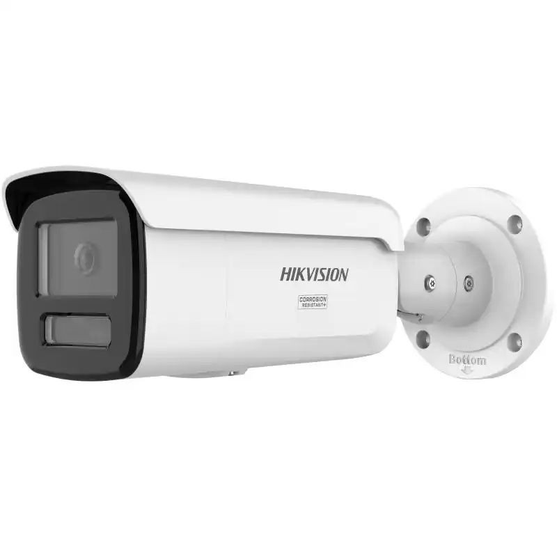 Camera de supraveghere IP Bullet 4MP Hikvision DS-2CD2T47G3-LIY(2.8MM), lentila fixa 2.8mm, iluminare min: Color: 0.0005 Lux @ ( Preț mic