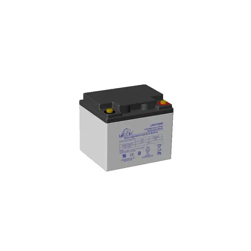 ACUMULATOR STATIONAR LEOCH 40A/12V LHR12160W Marca/Producator: Leoch® Battery Tip acumulator: VRLA AGM - cu plumb acid absorbit Retur ușor