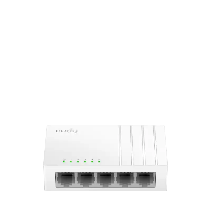 CUDY 5-Port Gigabit Desktop Switch, 5 10/100/1000M RJ45 Ports, IGMP Snooping, Loop Detection/Prevention, 802.1p/DSCP QoS, Deskto Lichidare de stoc