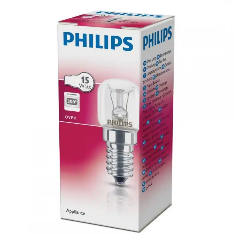 Bec incandescent pentru cuptor Philips T22 , E14, 15W, 85 lm,luminacalda (2700K), dimabila Disponibil imediat