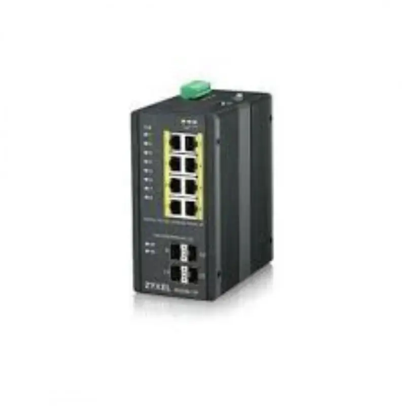 Livrare expres Zyxel RGS200-12P-ZZ0101F 12-port GbE Managed PoE Switch, Layer2, 8 ports100/1000 Mbps PoE, 4 ports Gigabit SFP.