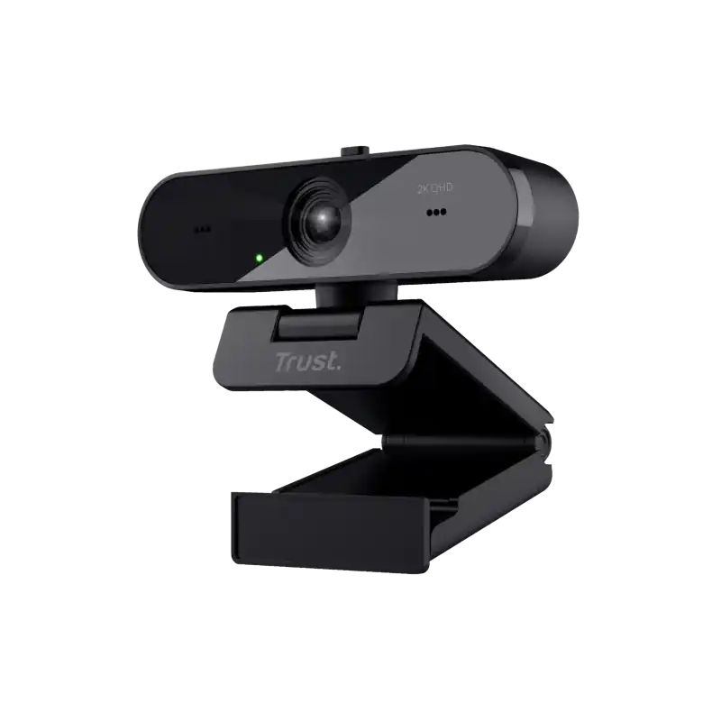 Camera web Trust Taxon QHD, interfata USB 2.0, lungime cablu 180cm, sensibilitate 56 dB, microfon dual omnidirectional, rezoluti Retur gratuit